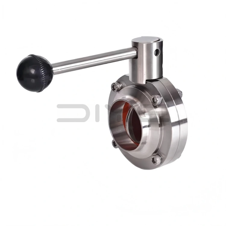 लाइट एसएमएस सेनेटरी बटरफ्लाई वाल्व