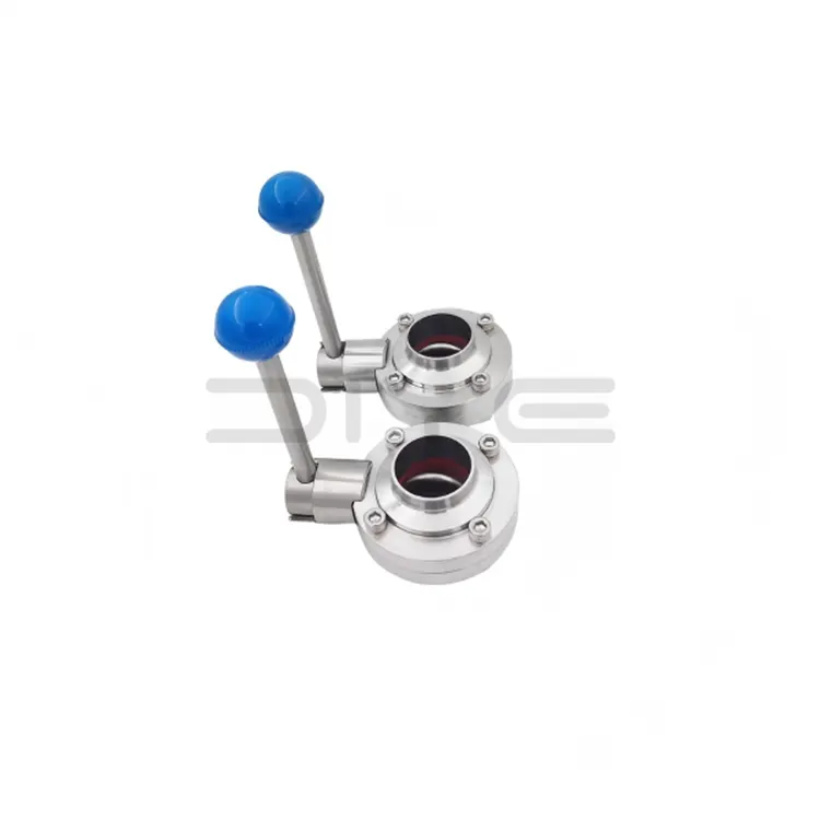 सेनेटरी वेल्ड तितली वाल्व