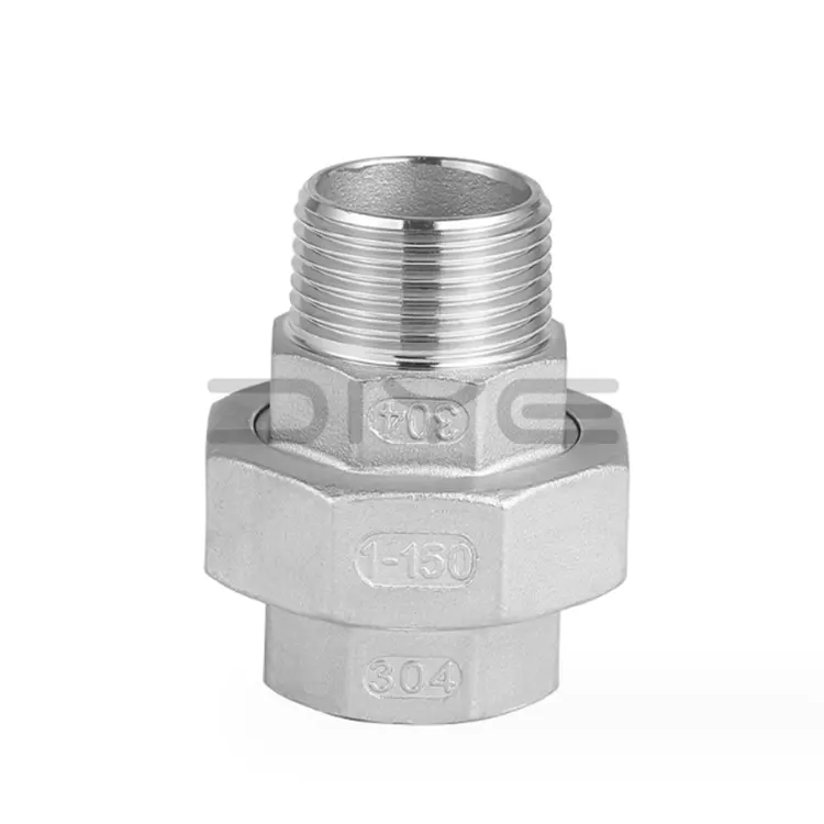 स्टेनलेस स्टील थ्रेडेड यूनियन